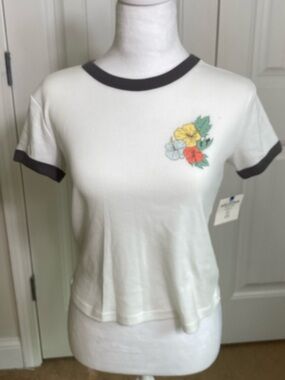 Beach shirts. Set of 2 short sleeve tee’s. New. Size Medium in Juniors